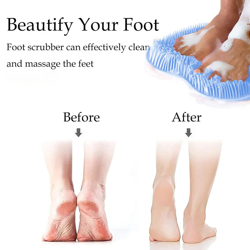 Eptchn Hands-Free Silicone Foot Scrubber Mat