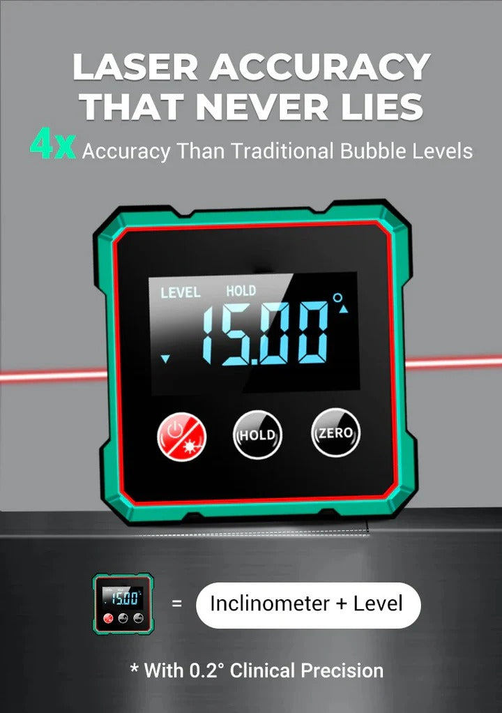 🎁💥Magnetic Digital Angle Finder with Electronic Laser