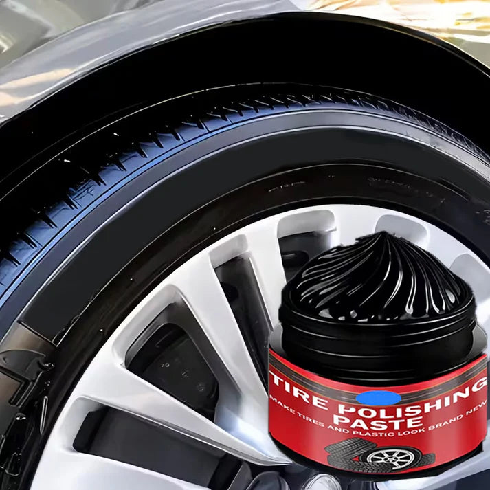 🔥Buy 1 Get 1 Free🔥Car Tire & Trim Renewal Paste – Deep Black Shine, UV Protection & Easy Application 💎